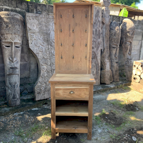 Soap on a Rope Display Stand with Hooks and Storage