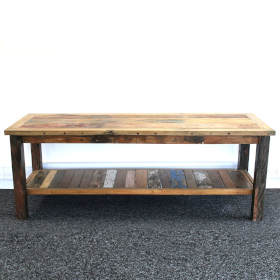 Recycled Teakwood Display / Dinning Table 180cmx77cm