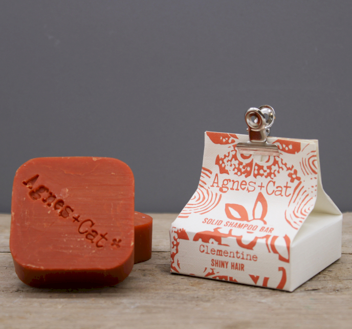 solid shampoo bars from Agnes and Cat