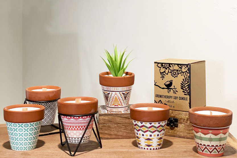 Aromatherapy Soy Candles - Agnes and Cat