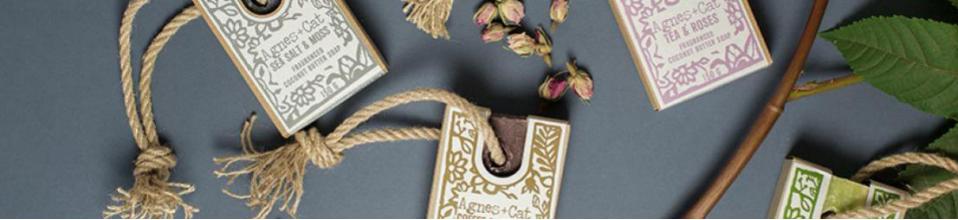 Agnes + Cat Soaps on the rope